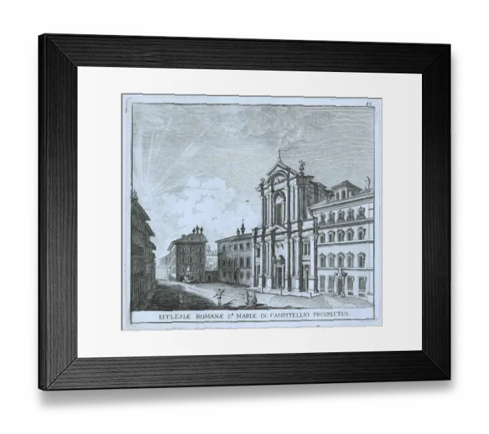 Framed Print : Santa Maria in Campitelli, Santa Maria in Portico in Campitelli