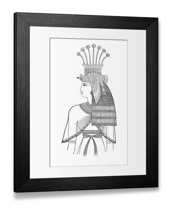 Framed Print : Queen Rebto, daughter of Pharaoh Ramses II Framed Print : Queen Rebto, daughter of Pharaoh Ramses II