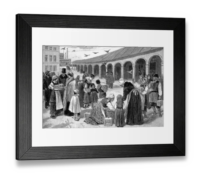 Framed Print : The Liberation of the Birds at the Annunciation Framed Print : The Liberation of the Birds at the Annunciation