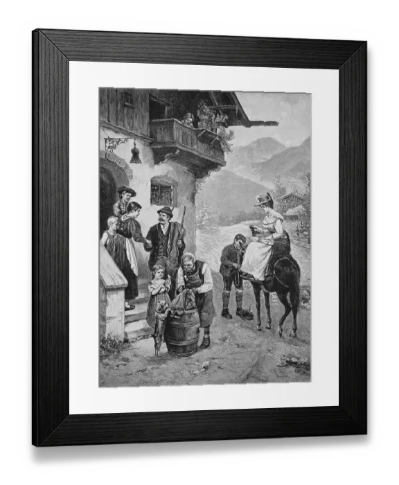 Framed Print : Travelling through the Alps Framed Print : Travelling through the Alps