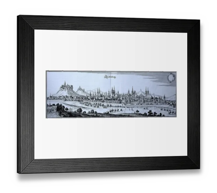 Framed Print : Quedlinburg in the Middle Ages