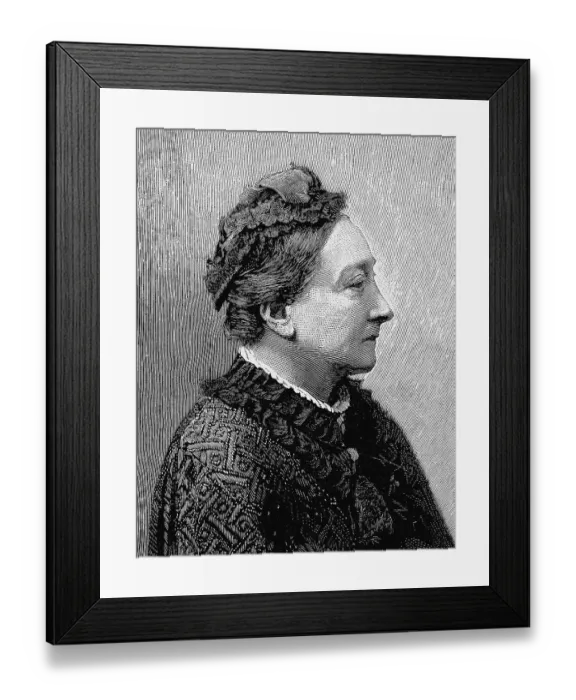 Framed Print : Princess Louise of Saxe-Gotha-Altenburg