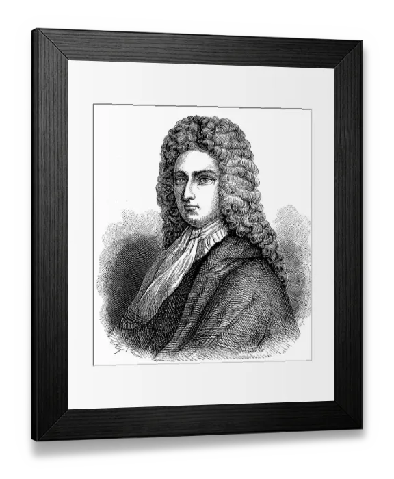 Framed Print : Daniel Defoe, Daniel Foe, 5 May 1731 Framed Print : Daniel Defoe, Daniel Foe, 5 May 1731