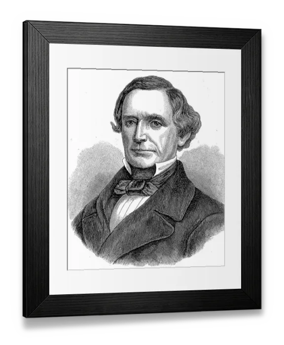Framed Print : Jefferson Finis Davis, 3 June 1808