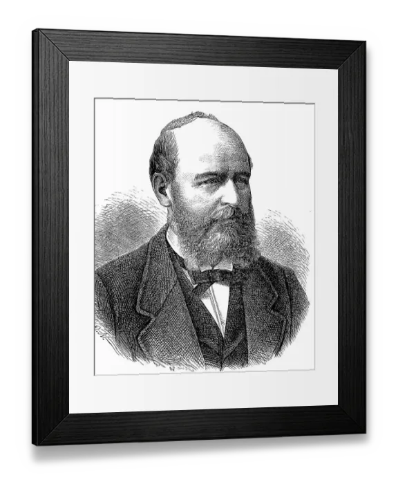 Framed Print : Botho Wendt August Graf zu Eulenburg