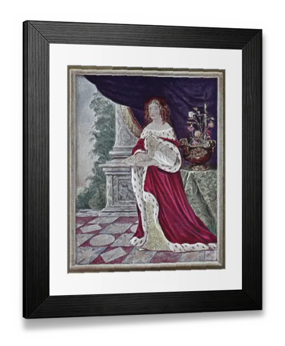 Framed Print : Louise Henrietta of Nassau, Louise Henriette van Nassau