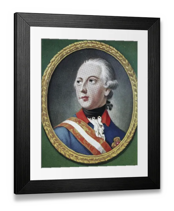 Framed Print : Joseph II Joseph Benedict Anton Michael Adam