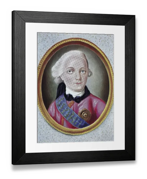 Framed Print : Paul I Pavel Petrovich, reigned as Emperor of Russia from 1 October 1754 to 23 March 1801 between 1796 and 1801