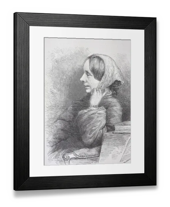 Framed Print : The Wife of John Aitken Carlyle