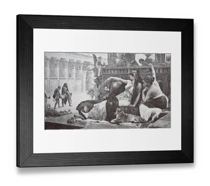 Framed Print : Cleopatra VII Philopator was the last active ruler of the Ptolemaic Kingdom of Egypt