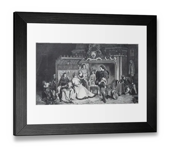 Framed Print : The Song of Roland is an epic poem based on the Battle of Roncevaux Pass in 778 Framed Print : The Song of Roland is an epic poem based on the Battle of Roncevaux Pass in 778