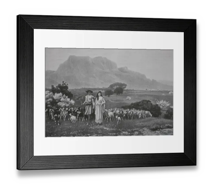 Framed Print : Daphnis and Chloe