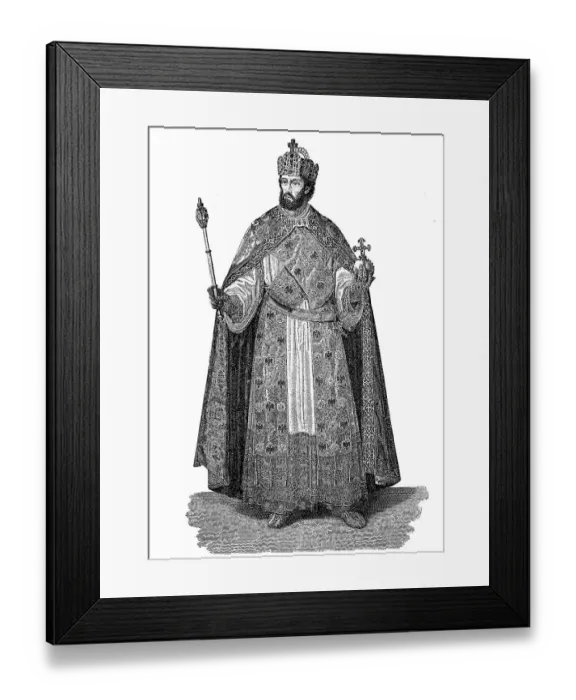 Framed Print : The Roman Emperor of the German Nation in Full Regalia Framed Print : The Roman Emperor of the German Nation in Full Regalia