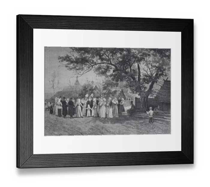 Framed Print : The Russian Dance Horovod, Horovod