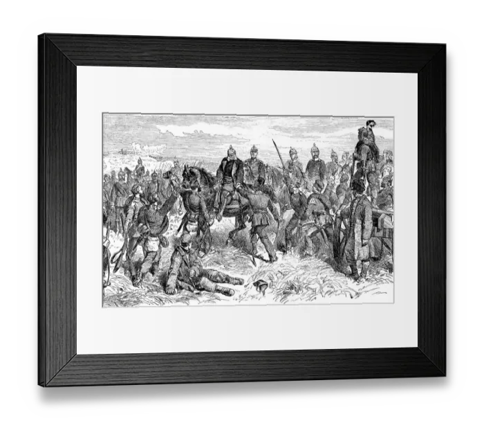 Framed Print : Battle of Koeniggraetz Framed Print : Battle of Koeniggraetz