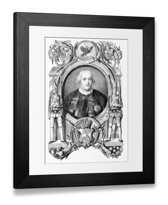 Framed Print : Frederick William I. of the House of Hohenzollern