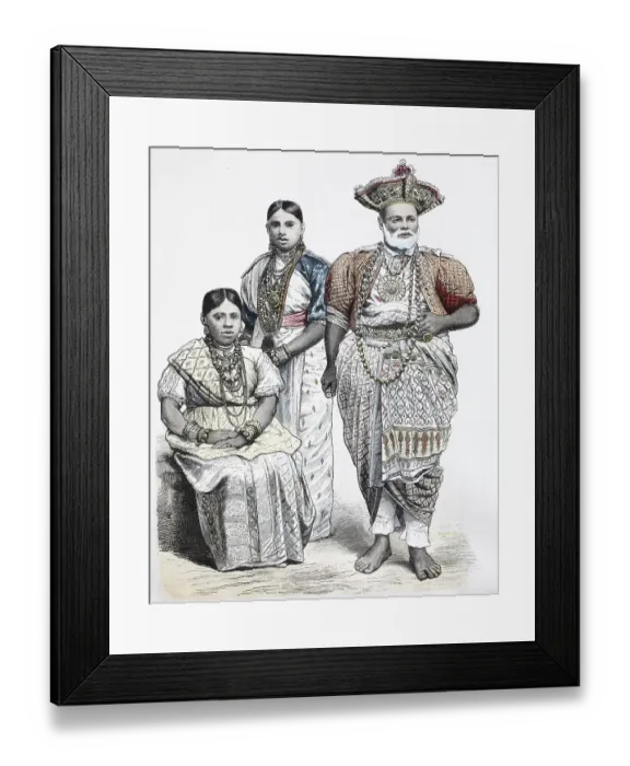 Framed Print : Folk traditional costume, clothing Framed Print : Folk traditional costume, clothing