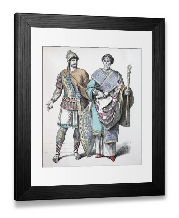 Framed Print : Folk traditional costume, Clothing Framed Print : Folk traditional costume, Clothing