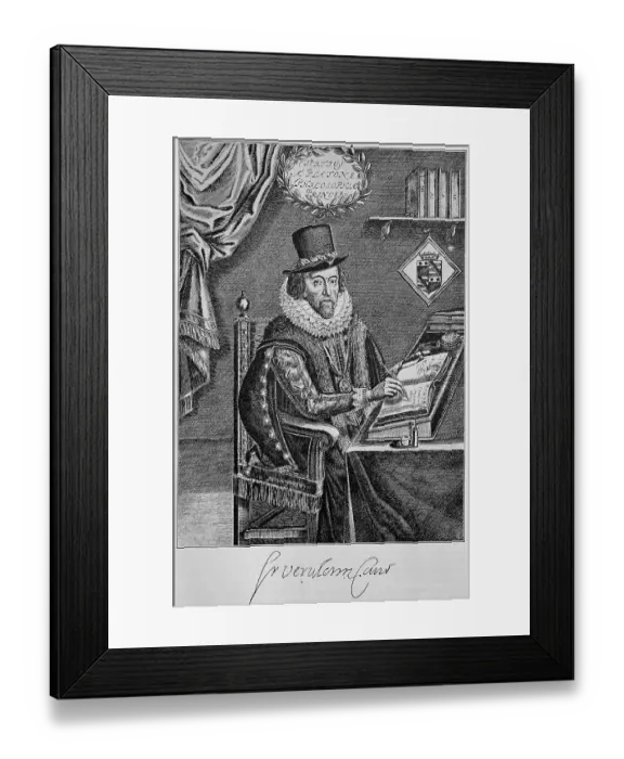 Framed Print : Francis Bacon, 1st Viscount St