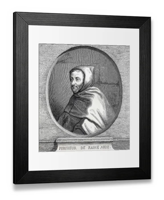 Framed Print : Armand Jean Le Bouthillier de Rance