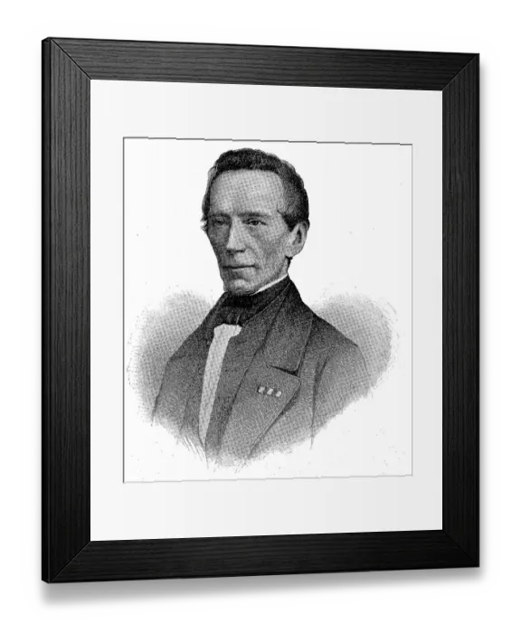 Framed Print : Johan Rudolph Thorbecke, 14 January 1798