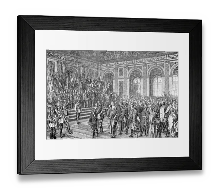 Framed Print : The Imperial Proclamation at Versailles