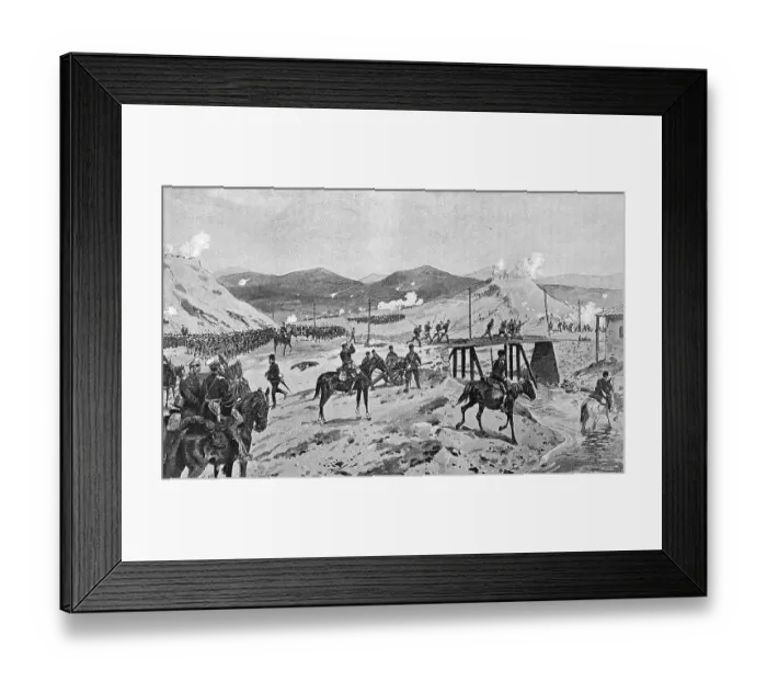 Framed Print : Action of the Bulgarians after repelling the Serbian attack on the entrenchment at Slivnitsa he Battle of Slivnitsa Framed Print : Action of the Bulgarians after repelling the Serbian attack on the entrenchment at Slivnitsa he Battle of Slivnitsa