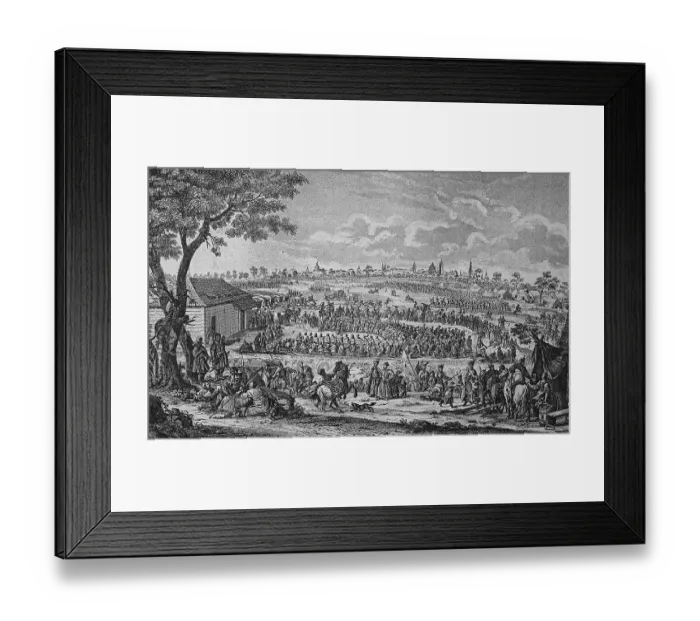 Framed Print : Polish Imperial Assembly for the Election of the King at Wola near Warsaw