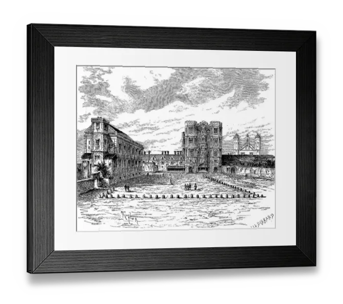 Framed Print : Hamptoncourt Palace, Hampton Court Palace