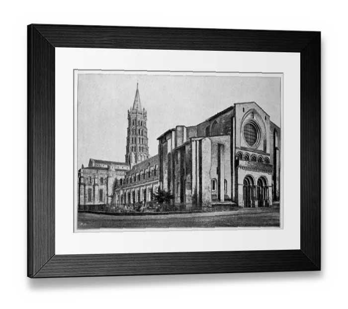 Framed Print : Romanesque church Saint Sernin in Toulouse Framed Print : Romanesque church Saint Sernin in Toulouse