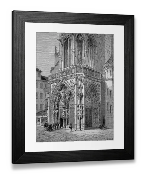 Framed Print : Portal of the Church of Our Lady in Nuremberg Framed Print : Portal of the Church of Our Lady in Nuremberg
