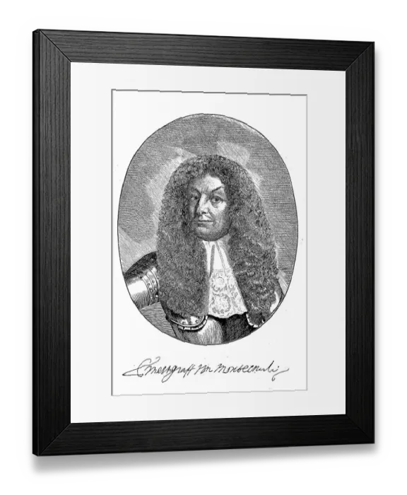 Framed Print : Raimondo Count Montecuccoli, Raimund von Montecuccoli