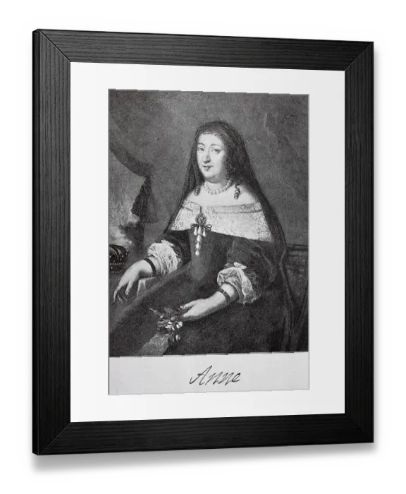Framed Print : Anna Maria Mauricia of Austria Framed Print : Anna Maria Mauricia of Austria