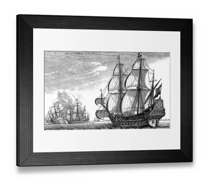 Framed Print : Dutch warship in the first half of the 17th century Framed Print : Dutch warship in the first half of the 17th century