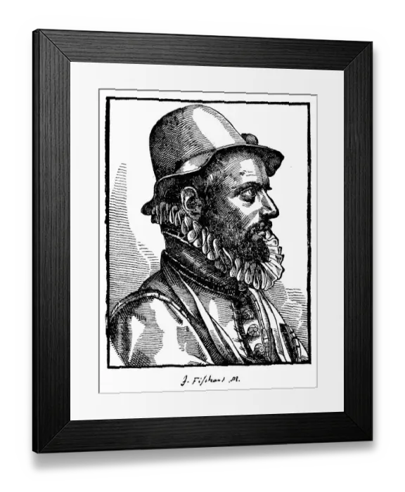 Framed Print : Johann Baptist Friedrich Fischart Framed Print : Johann Baptist Friedrich Fischart