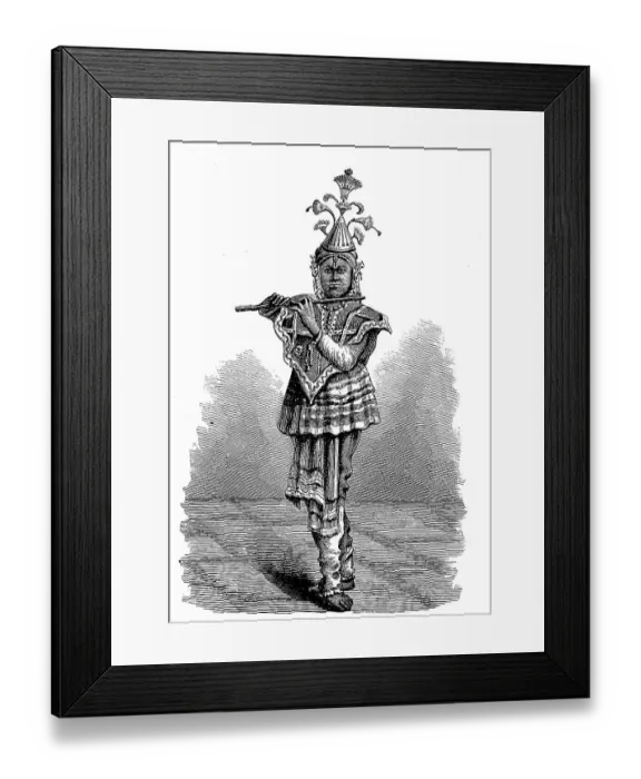 Framed Print : Woman, Street Dancer from the Near East