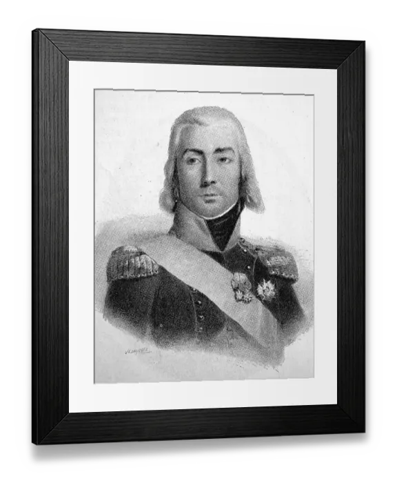 Framed Print : Jean-Baptiste Bessieres (6 August 1768) (1 May 1813)