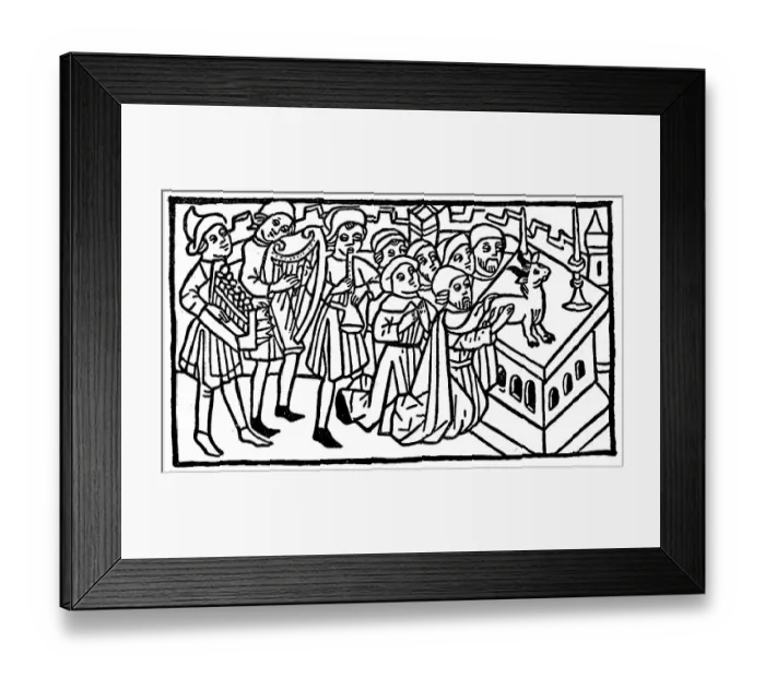 Framed Print : Thank-offering in Bethulia after Judith's deed