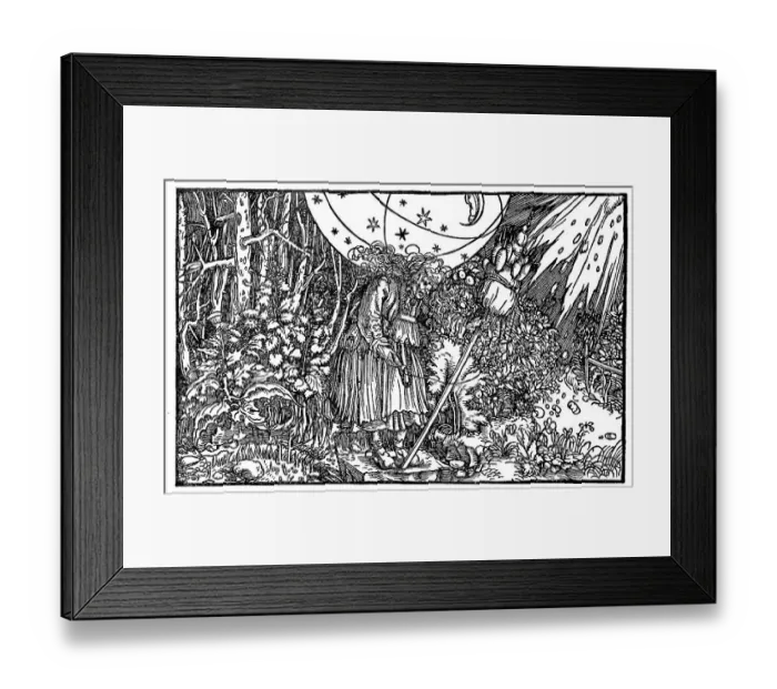 Framed Print : Von der Arznei beider Glueck, from Hans Weiditz Petrarkas Gluecksbuch