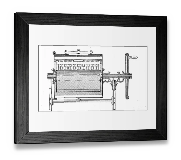 Framed Print : Washing machine by fisherman and Co Framed Print : Washing machine by fisherman and Co