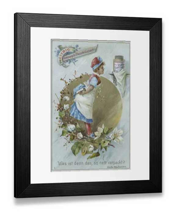 Framed Print : Picture series the cook, what is that Framed Print : Picture series the cook, what is that