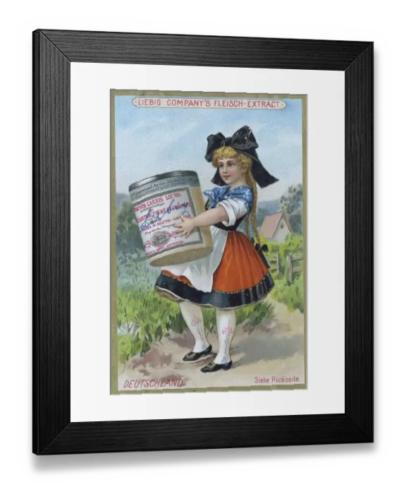 Framed Print : Picture series Traditional Costumes: Germany Framed Print : Picture series Traditional Costumes: Germany