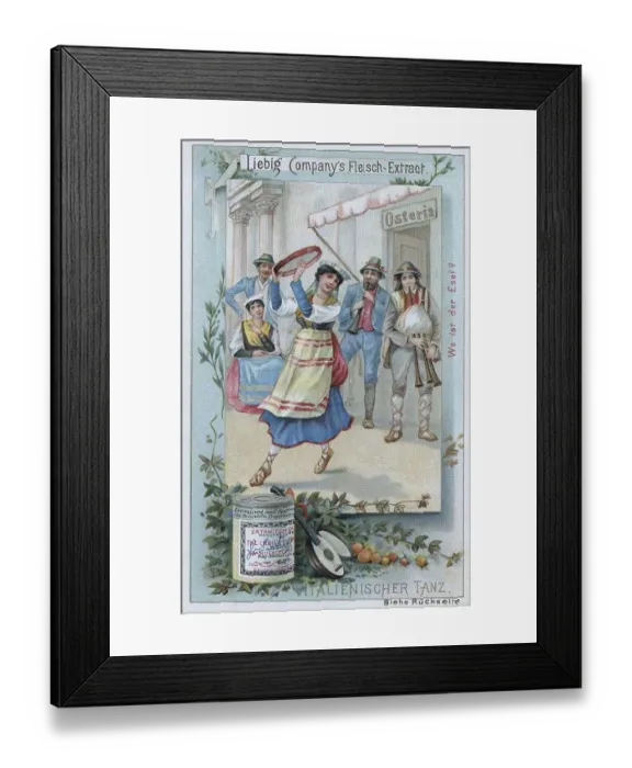 Framed Print : Picture series Dances of the Countries