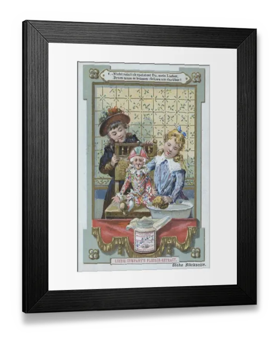 Framed Print : Picture series Children with presents Framed Print : Picture series Children with presents
