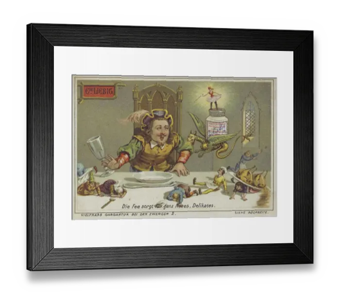 Framed Print : Picture series about the wolverine Gargantua