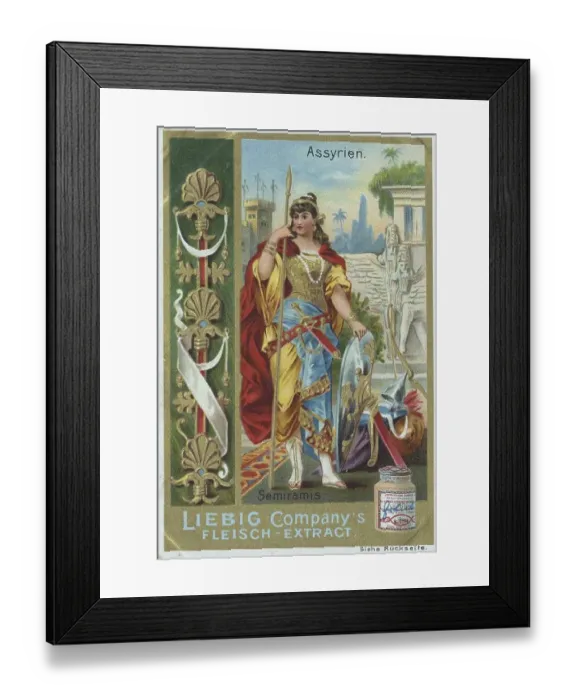 Framed Print : Picture series historical persons