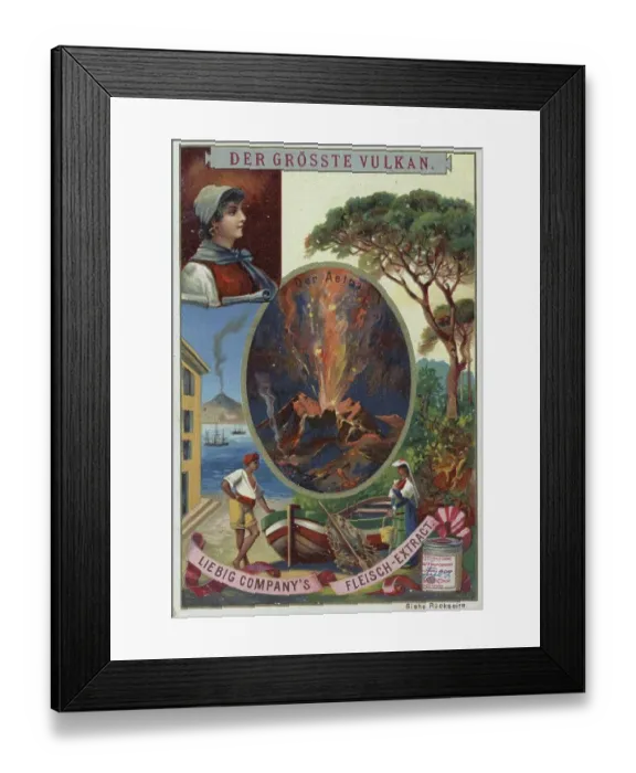 Framed Print : Picture series the biggest, here the biggest volcano