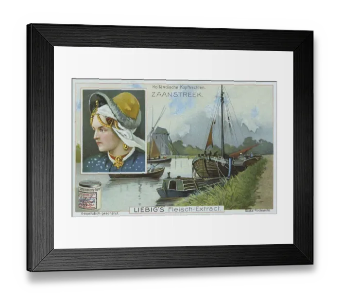 Framed Print : Series of headdresses from Holland Framed Print : Series of headdresses from Holland