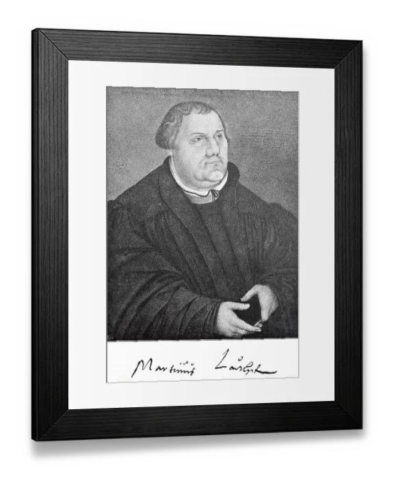 Framed Print : Martin Luther, 10 November 1483 Framed Print : Martin Luther, 10 November 1483