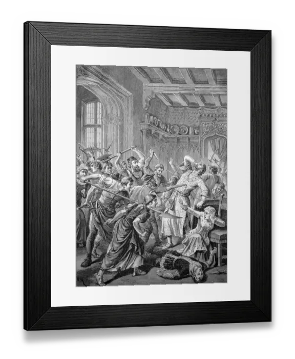 Framed Print : Jacob van Artevelde, 1290, 1345